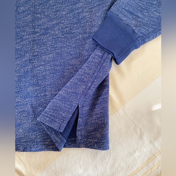 J. Crew NWOT Black Label French Terry Sweatshirt Raglan Sleeve Split Hem SZ SM - Picture 8 of 16